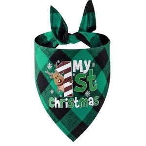 My 1st Christmas Dog Scarf